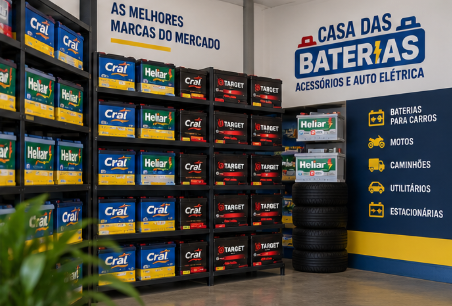Acessórios automotivos disponíveis na loja